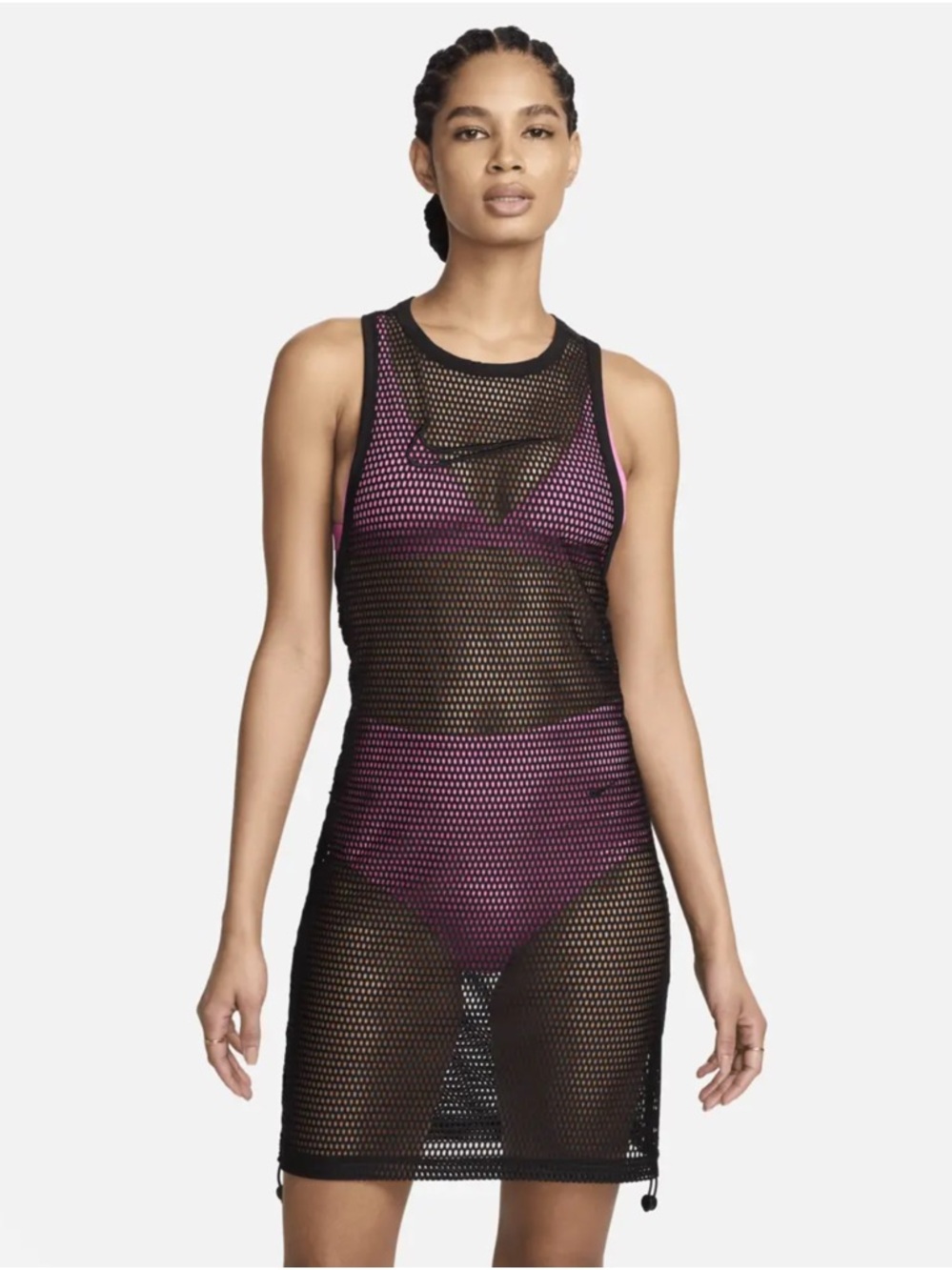Nike Black Mesh Swim Cover-up BNWT size M